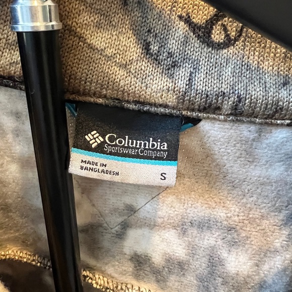 Columbia Men's Realtree Camo 1/4 zip jacket Size Small LIKE NEW - Picture 4 of 8